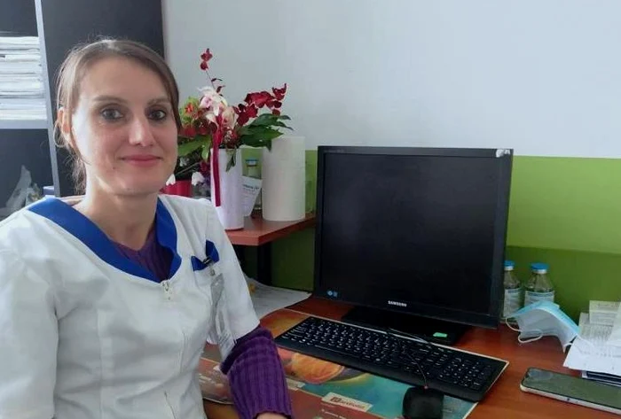 Medicul Alina Boantă, de la Spitalul Județean de Urgență Târgu Jiu