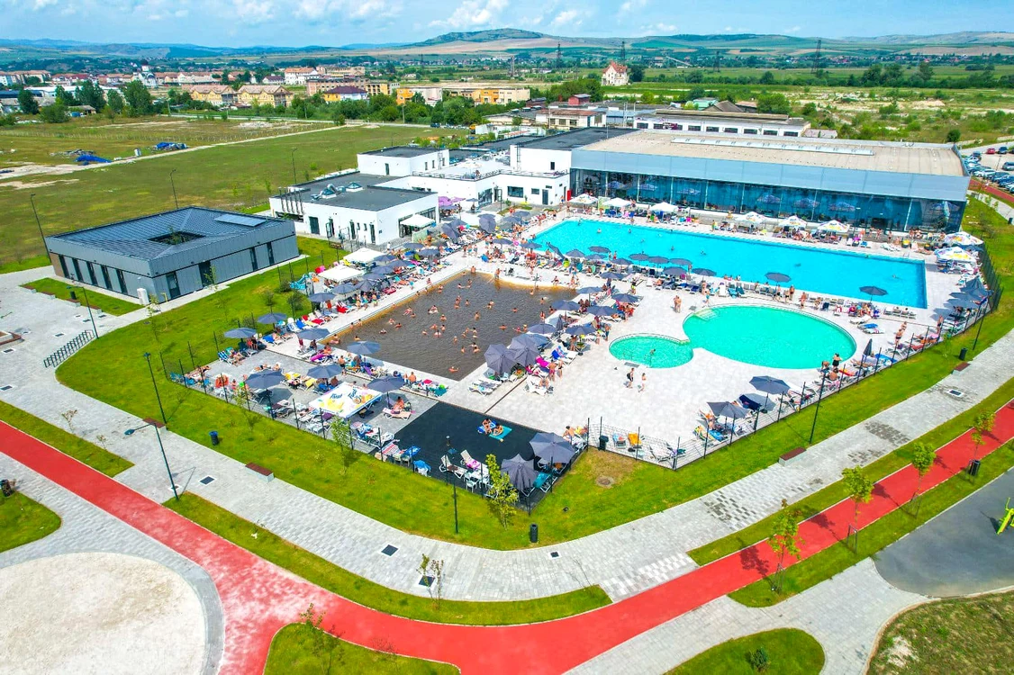 Complexul balnear din județul Alba FOTO Facebook/ Județul Alba