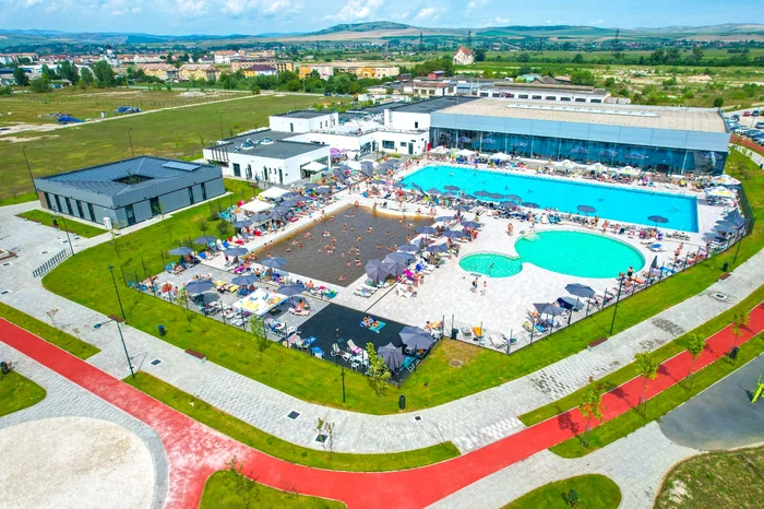 Complexul balnear din județul Alba FOTO Facebook/ Județul Alba