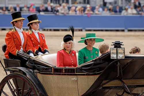 Kate Middleton și Camilla la Trooping The Colour 2023, Getty