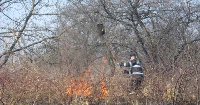 Pompierii au stins incendiul Foto:Adevărul