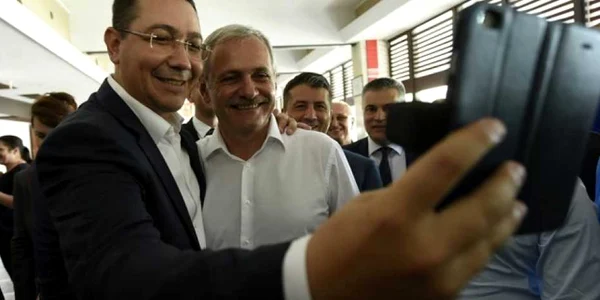 Victor Ponta si Liviu Dragnea FOTO Facebook
