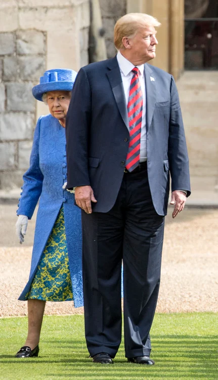 The President Of The United States And Mrs Trump Meet HM Queen jpeg