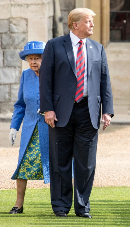 The President Of The United States And Mrs Trump Meet HM Queen jpeg