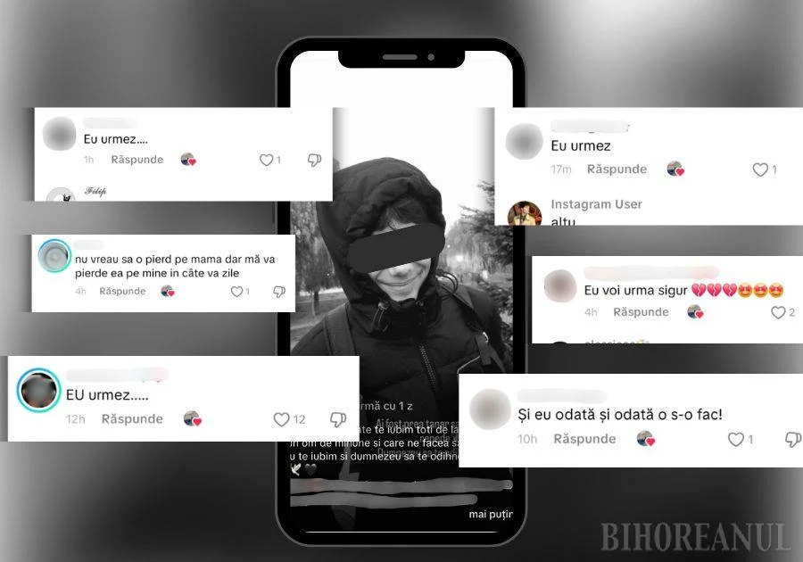 „Eu urmez!”. Mesaje pe TikTok pentru elevul care s-a aruncat de pe un bloc din Oradea. Părinții, alertați să fie atenți ce fac copiii lor