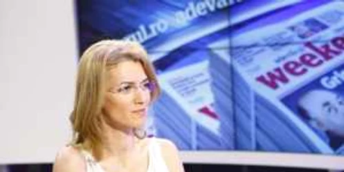 Alina Gorghiu la Adevarul Live FOTO David Muntean 