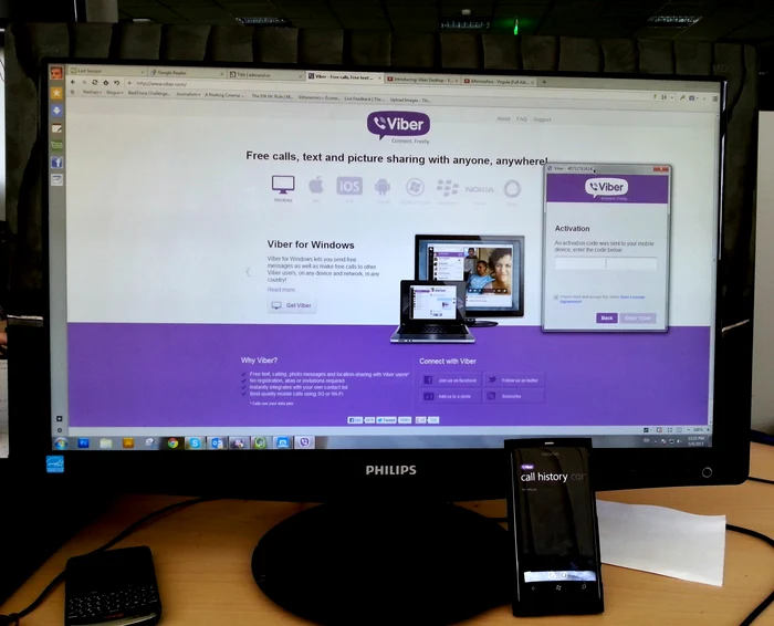 Viber este acum prezent şi pe desktop FOTO Vlad Andriescu/Adevărul