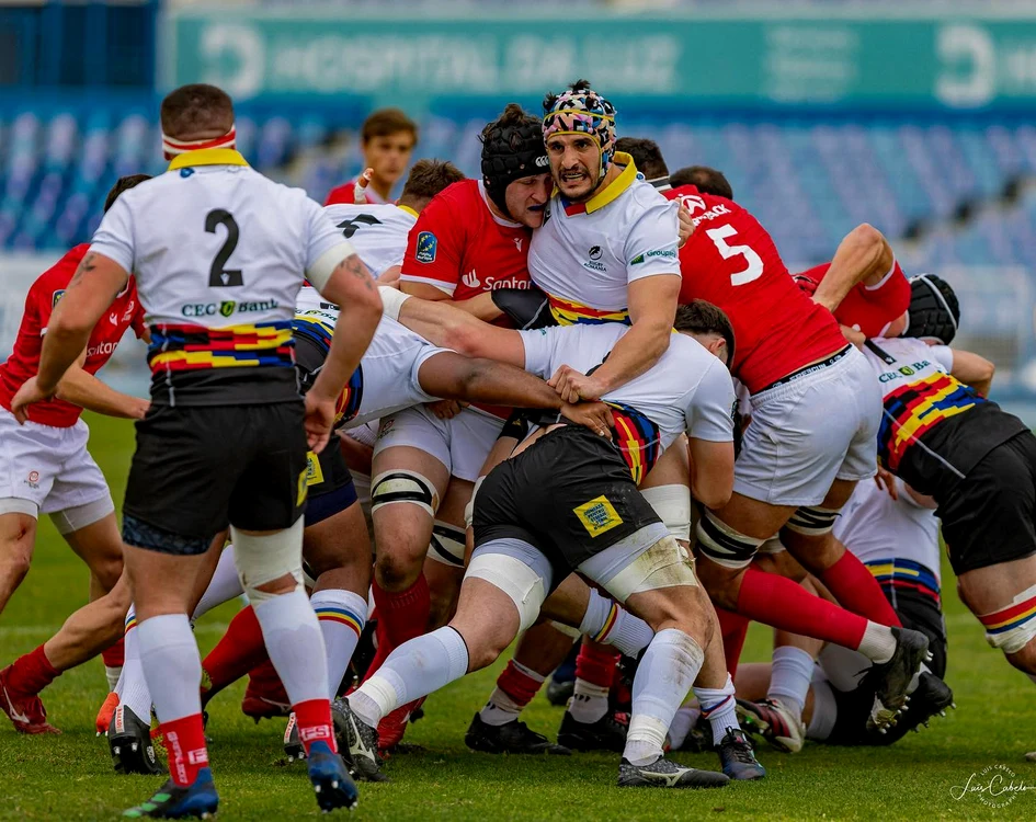 România a pierdut meciul cu Portugalia FOTO: Facebook Rugby România