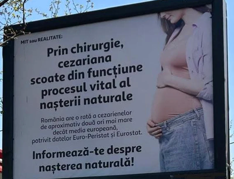 Panouri publicitare  FOTO Facebook / Primăria Municipiului Bucureşti