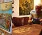 Florina Mărcuță și Gheorghe Visu au aceeași pasiune: pictura de icoane 