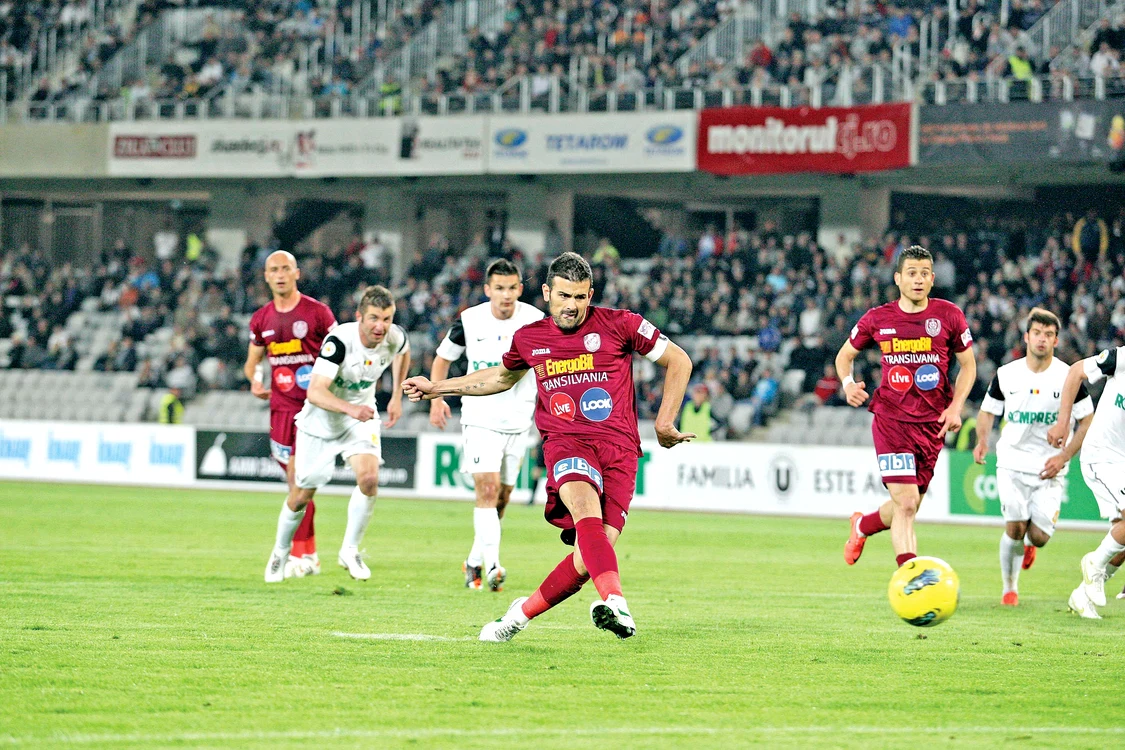 
    Cadu s-a specializat  în marcarea golurilor  contra rivalilor de la “U” Cluj  