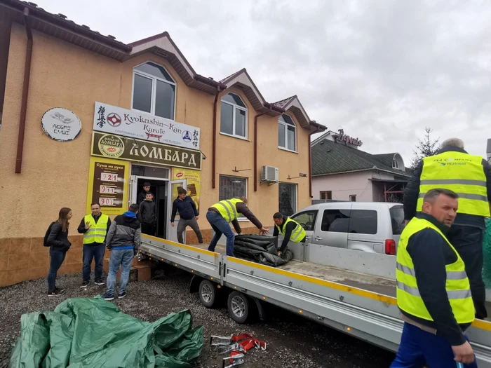 Convoi umanitar românesc în Ucraina FOTO Ş.Both