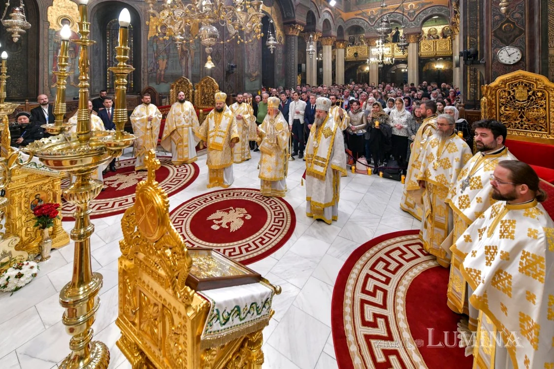 Slujba Învierii de la Catedrala Patriarhală. FOTO Patriarhia Română