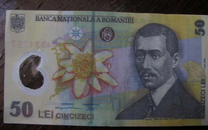 Bancnotă de 50 lei, falsificată