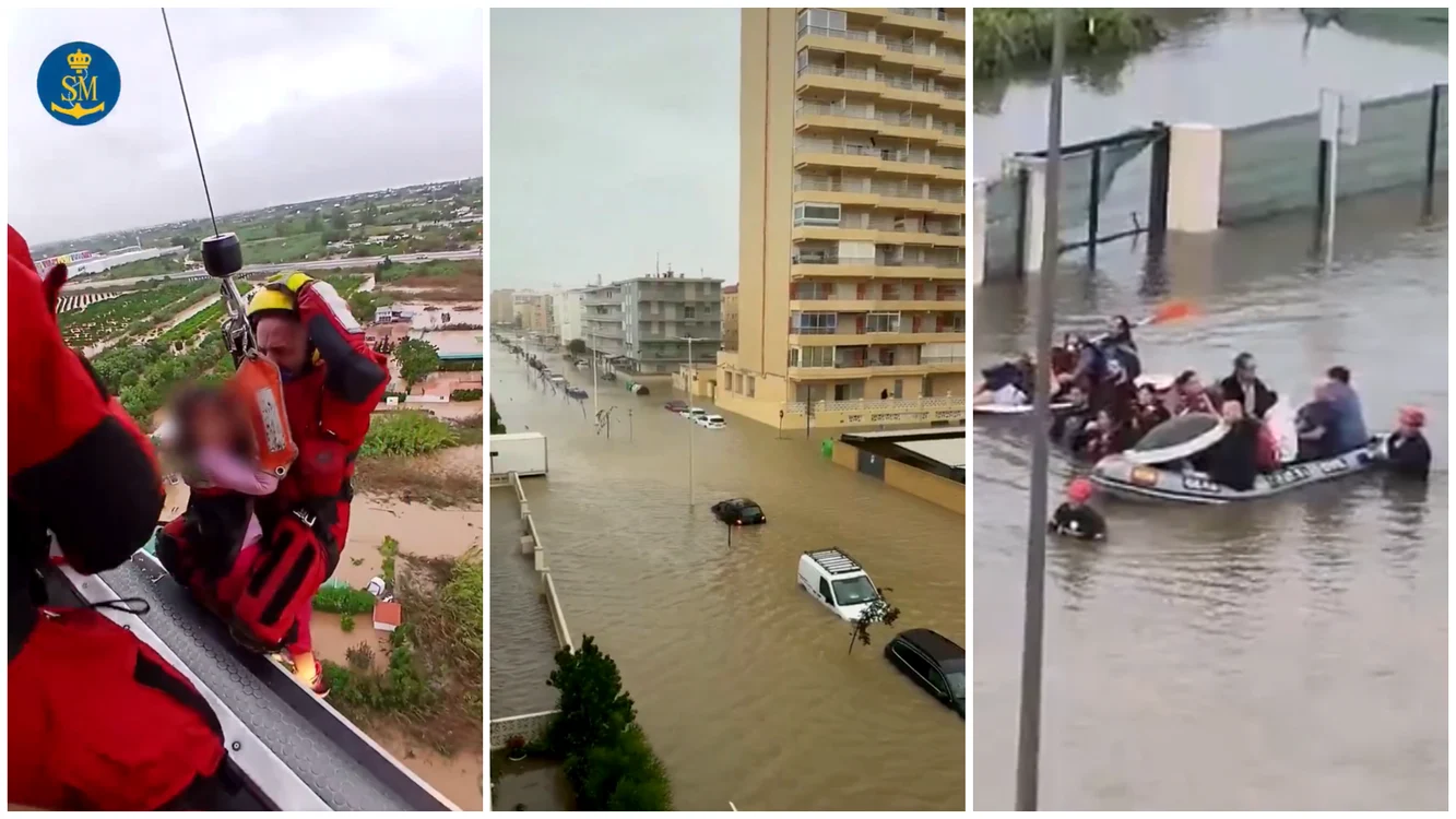 Inundații devastatoare în valencia spania: cel puțin patru oameni au murit.