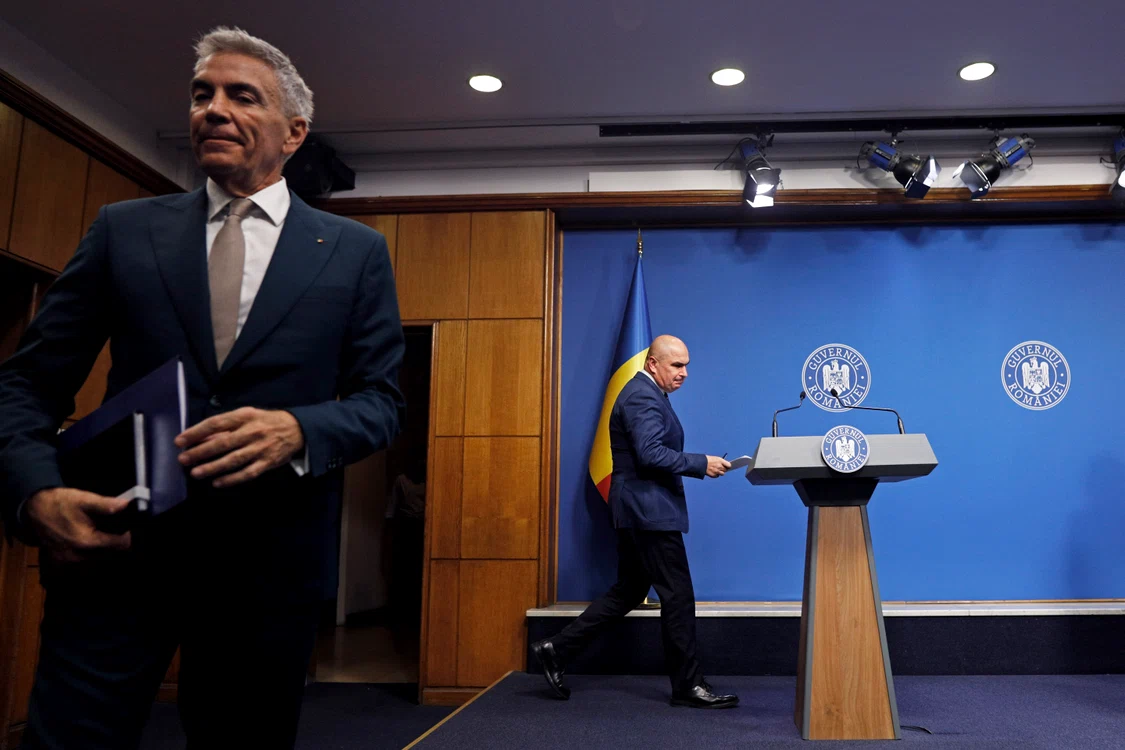 Dragoș Anastasiu și Ilie Bolojan Foto: Inquam Photos/Mălina Norocea