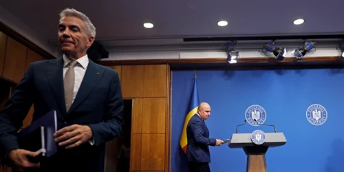 Dragoș Anastasiu și Ilie Bolojan FOTO Inquam Photos / Mălina Norocea