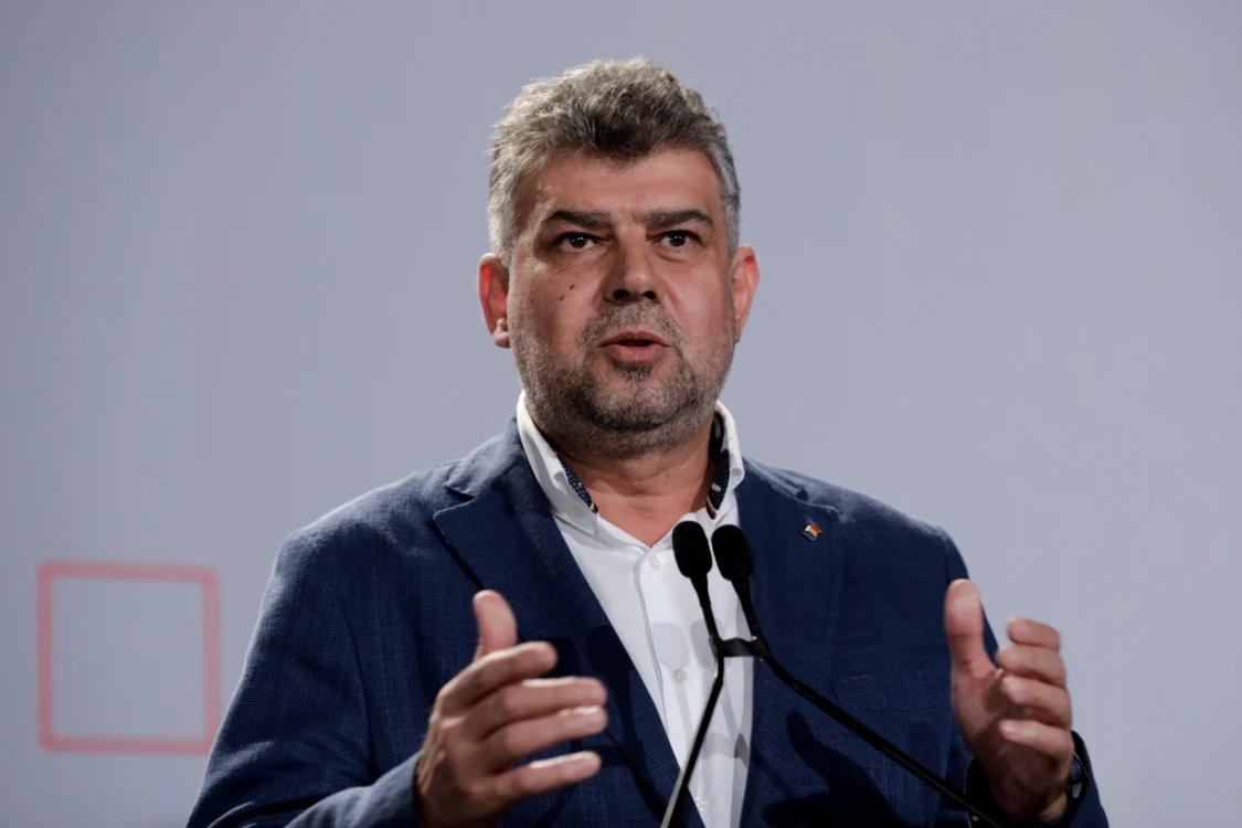 Marcel Ciolacu, preşedintele PSD. FOTO Inquam Photos / George Călin