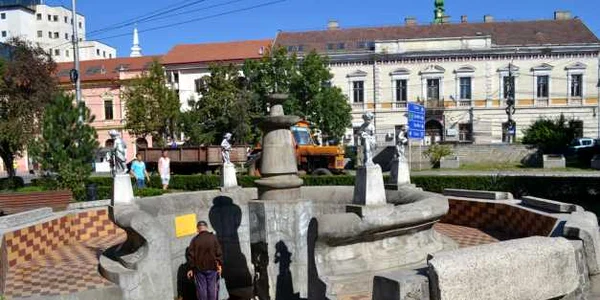 fantana cu ingerasi din zalau