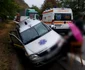 Accident pe DN 7 - E 81 la Tuţuleşti - Vâlcea  cu o ambulanţă privată Foto Adevărul