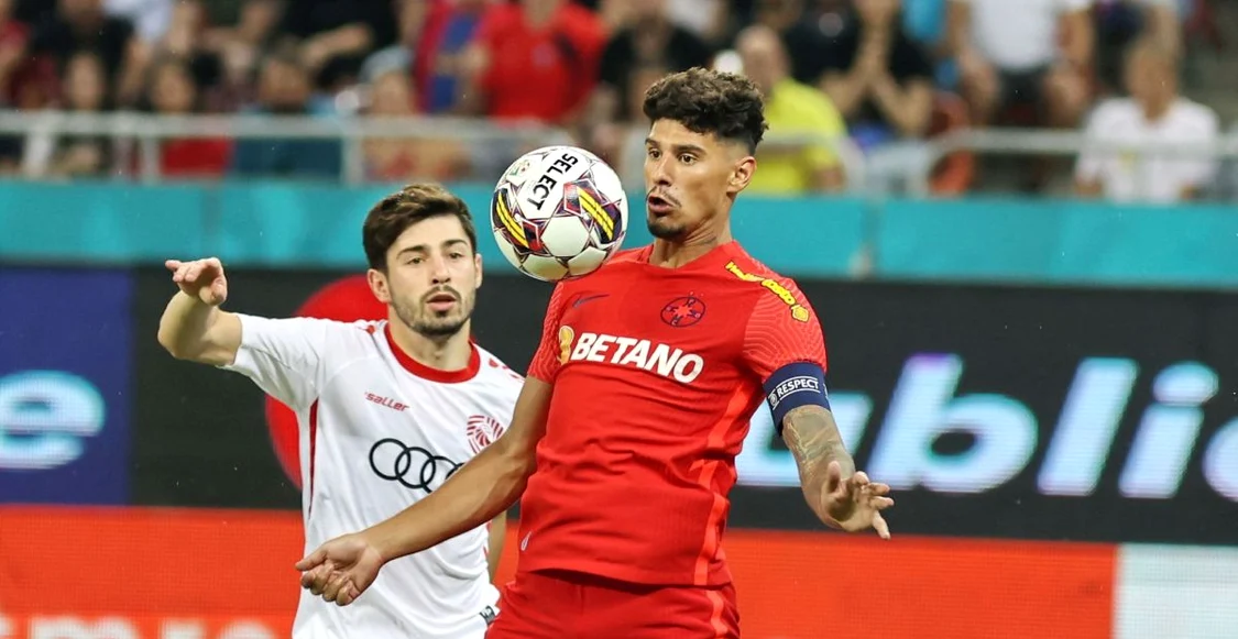 Florinel Coman a deschis scorul în derby-ul FCSB - Dinamo. Foto Sportpictures