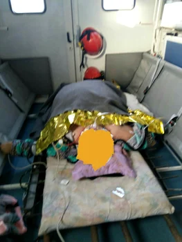 Ambulanţă pentru victime multiple de la ISU Olt pentru o pacientă de 250 de kilograme din Vâlcea Foto Adevărul