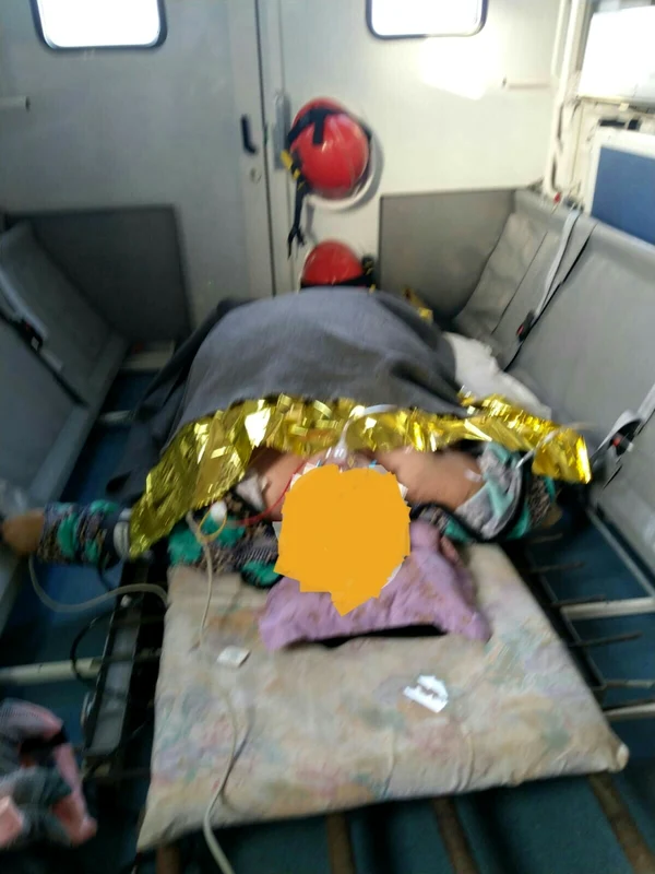 Ambulanţă pentru victime multiple de la ISU Olt pentru o pacientă de 250 de kilograme din Vâlcea Foto Adevărul