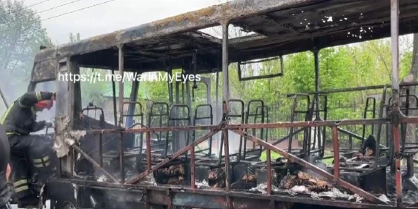 Șapte morți în urma unui atac ucrainean asupra unui microbuz  Foto Captură video Twitter jpg