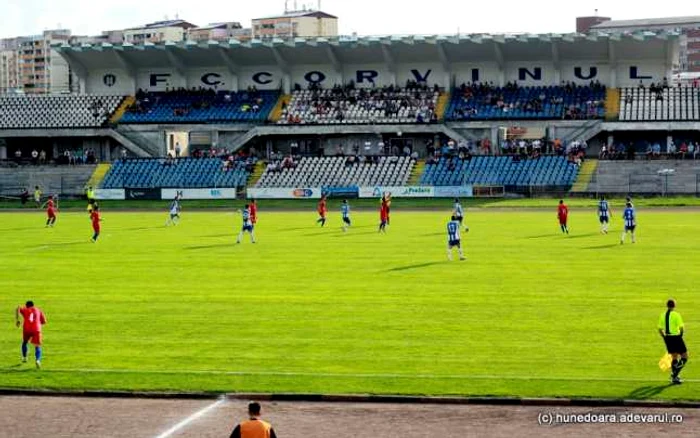 FC Hunedoara activează în Liga a treia. FOTO: Daniel Guţă. ADEVĂRUL.