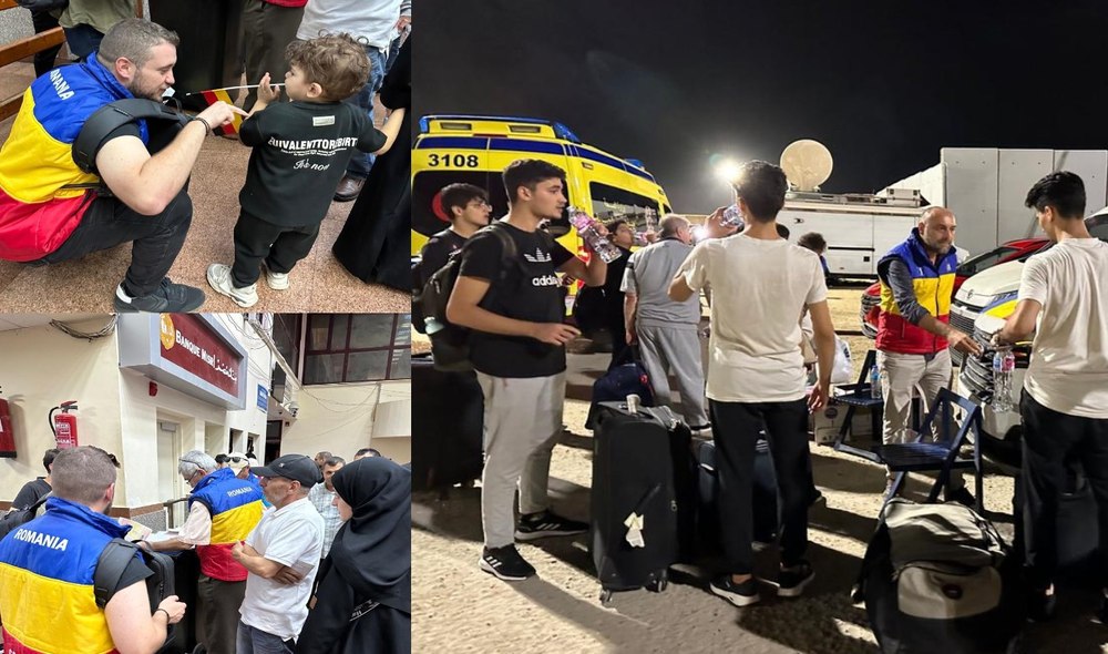 Un nou grup de cetățeni români, evacuați din Fâșia Gaza: 51 de persoane vor traversa frontiera în Egipt GALERIE FOTO