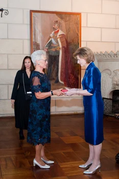 Margareta a României și Prințesa Muna/foto Facebook