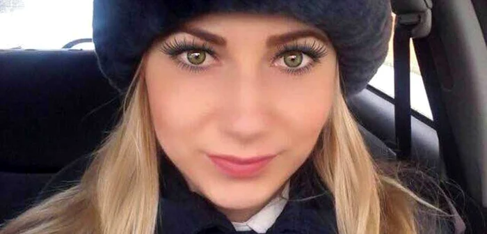 Una dintre angajate înscrise deja în concursul de Miss organizat de MAI. FOTO Facebook