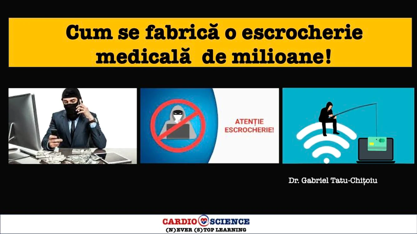 Escrocherii medicale, pe internet FOTO: Dr. Gabriel Tatu Chitoiu