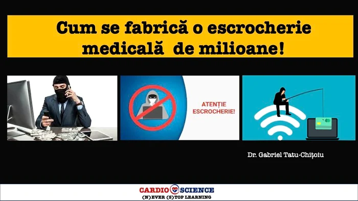 Escrocherii medicale, pe internet FOTO: Dr. Gabriel Tatu Chitoiu