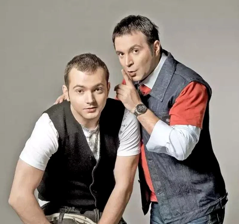 Daniel Buzdugan şi Mihai Morar prezintă emisiunea ”Morning ZU” de la Radio ZUfoto: arhiva personală