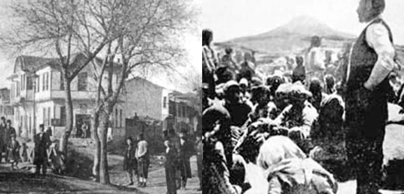 Orfanii armeni în faţa Palatului Manissalian din Constanţa Sursă foto Uniunea Armenilor Constanţa