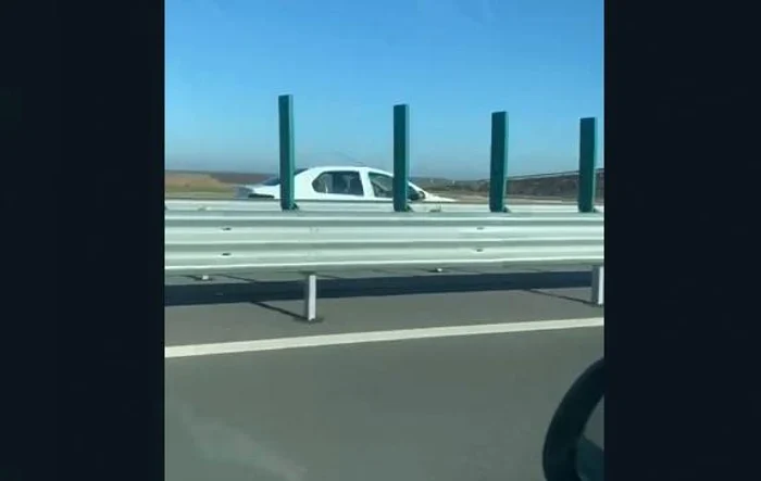 Mașină pe contrasens Foto: Imagine amatori