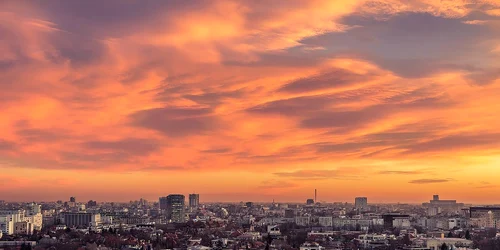 Bucuresti apus FOTO facebook.com/BucurestiOptimist