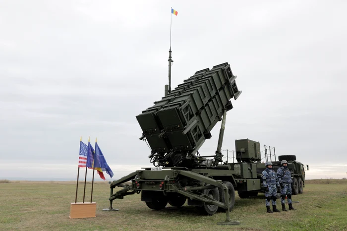 Un sistem de rachete Patriot va fi donat Ucrainei FOTO: Arhivă