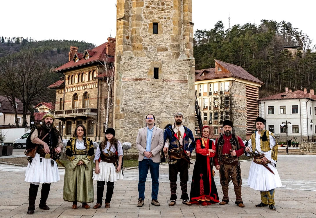 Arnăuți la Turnul lui Ștefan din Piatra Neamț FOTO CNM Neamț