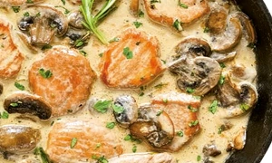 cotlete de porc cu sos de smantana si ciuperci jpg