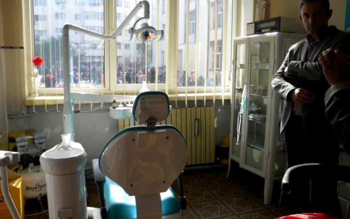 Unul dintre cabinetele stomatologice pentru elevi este în şcoala Nicolae Bălescu. FOTO Adevărul Ploieşti