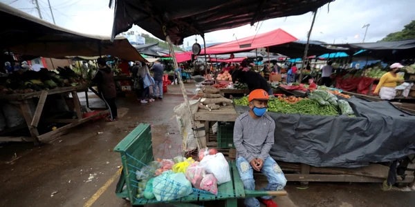 Piaţă în Honduras iulie 2020 FOTO EPA-EFE