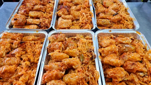 Sarmalele sunt pregătite de livrare Foto: firmă de catering
