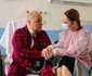 Andreea Marin l-a vizitat la spital pe actorul Constantin Zamfirescu din “Trăsniți în NATO”