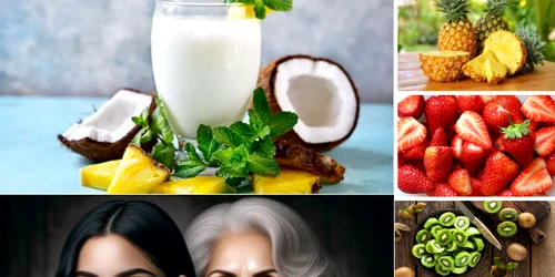 Aurul alb, sucul extrem de popular în Spania recomandat de un nutriționist ca elixir al tinereții Colaj