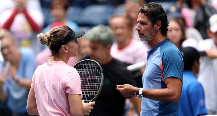 Halep și Mouratoglou sunt departe de relația pe care o aveau în trecut. Foto Getty images