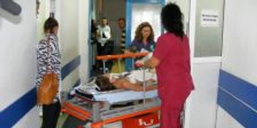 Eleva Giran Marina a fost internată în stare gravă cu sternul fracturat FOTO: Florin Mitu
