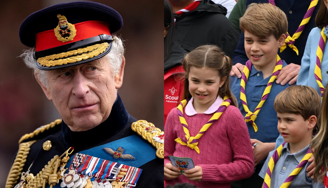 Regele Charles, George, Charlotte, Louis