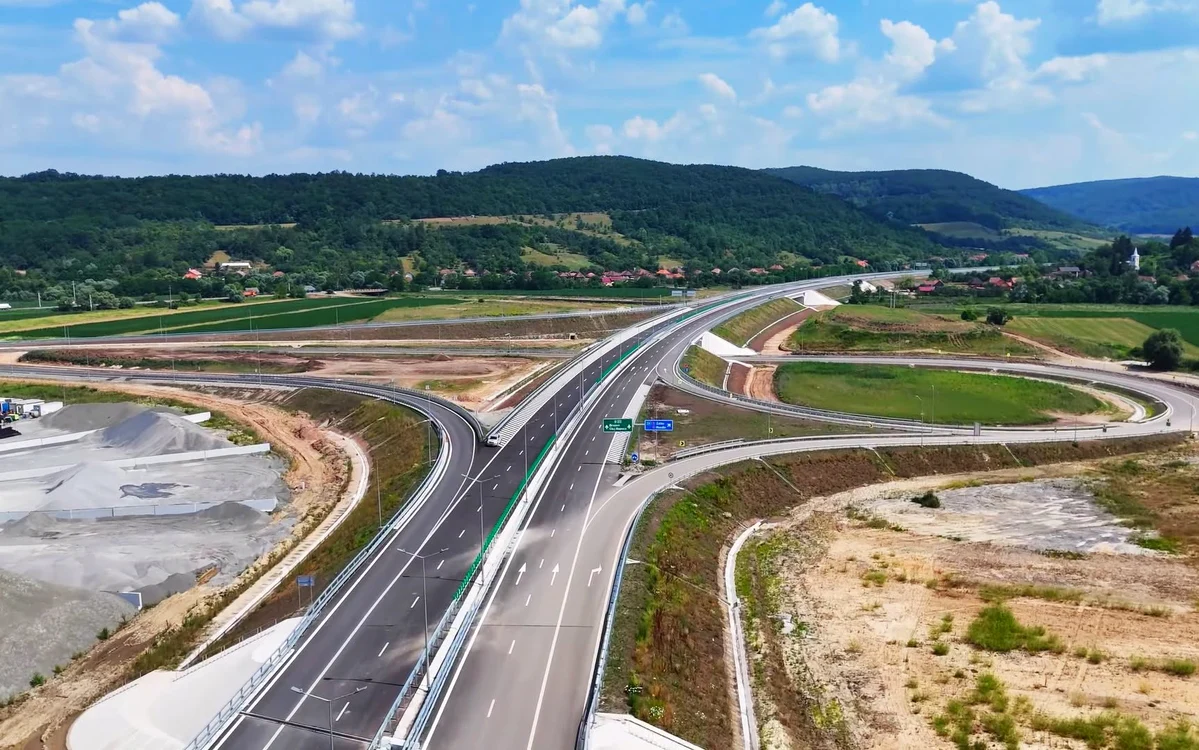 Autostrada A3 Zimbor-Poarta Sălajului FOTO Facebook / Asociația Pro Infrastructură